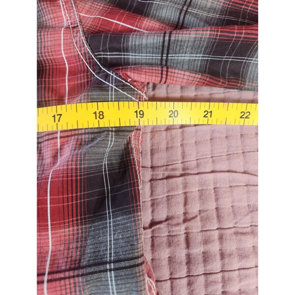 Rafter C Red Dirt Collection Pearl Snap‎ Shirt Mens Medium Lightweight Western - Picture 6 of 7
